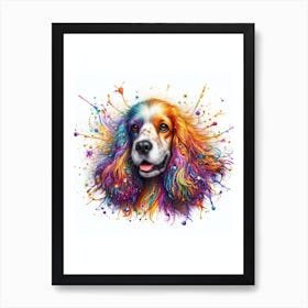 Cocker Spaniel Watercolour Art Print