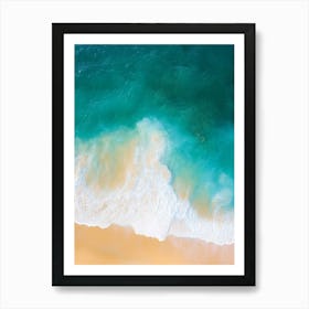 Aerial View Of A Beach 118 Art Print