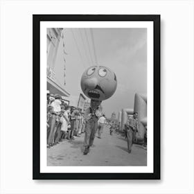 Untitled Photo, Possibly Related To Parade Of The Balloons, National Rice Festival, Crowley, Louisiana By Russell Art Print