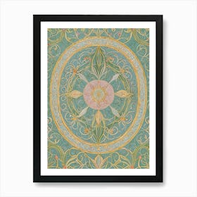 Kaleidoscope In Pastel Art Print