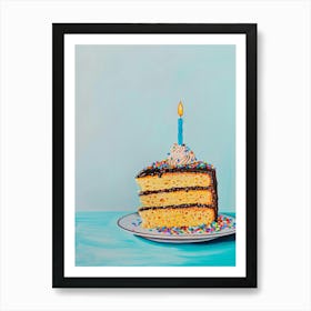 Birthday Cake 2 Art Print