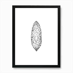 Spruce cone No 87 by Aga Szafranska Affiche