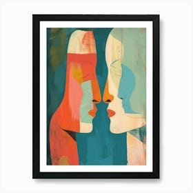 Two Faces 7 Art Print