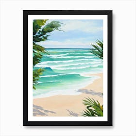 Cable Beach, Australia Contemporary Illustration 1  Art Print