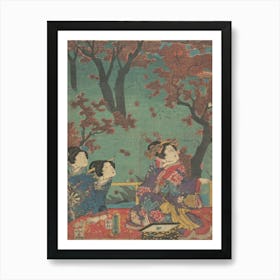 Print 7 By Utagawa Kunisada Art Print