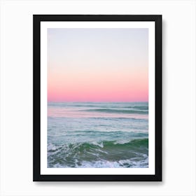 Broadstairs Beach, Kent Pink Photography 1 Art Print