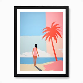 Matisse Inspired Colorful Beach Poster Art Print