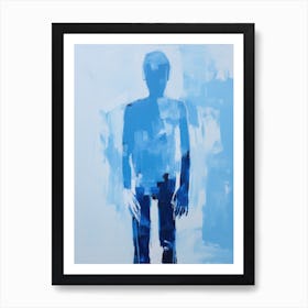 'Blue Man' 2 Art Print