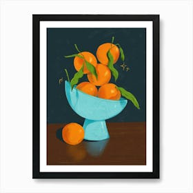 Oranges Still Life Art Print