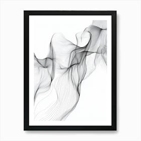 Abstract Smoke 4 Art Print