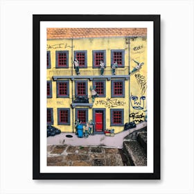 Yellow House Art Print