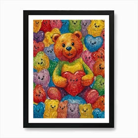 Teddy Bears 6 Art Print