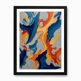 Abstract Abstract Painting 1 Art Print