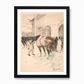 The Racetrack, Henri de Toulouse-Lautrec Art Print