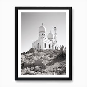 Sharm El Sheikh, Egypt, Black And White Photography 2 Art Print