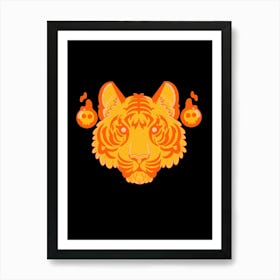 Ghost Tiger Art Print