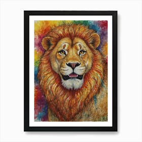 Lion! Art Print