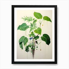 Tropical Plant 1 Art Print