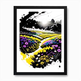 Field Of Flowers 1 Art Print