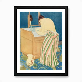 Woman Bathing (1890–1891), Mary Cassatt Art Print