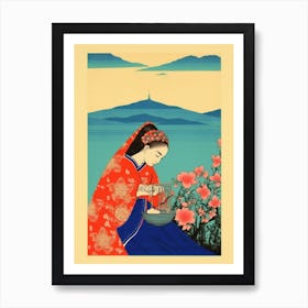 Ishigaki Island, Japan Vintage Travel Art 1 Art Print