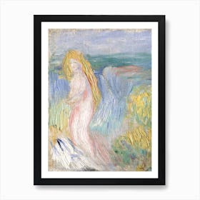 Small Study For A Nude, Pierre Auguste Renoir Art Print