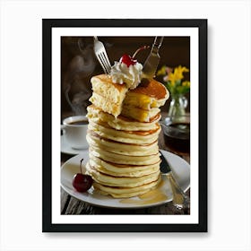 Stack Of Pancakes Art Print