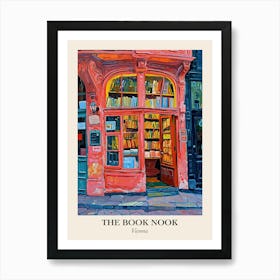 Vienna Book Nook Bookshop 3 Poster Art Print