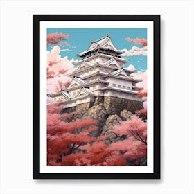 The Himeji Castle Japan Art Print