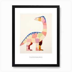 Nursery Dinosaur Art Plateosaurus 1 Poster Art Print