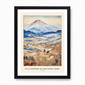 Fuji Hakone Izu National Park Japan 6 Poster Art Print