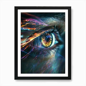 Eye Of The Future 3 Art Print