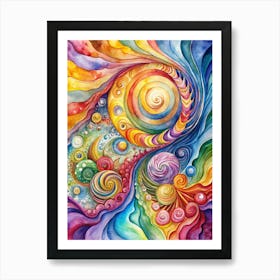 Yin And Yang 6 Art Print