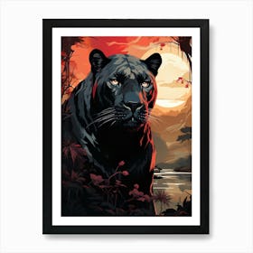 Black Panther 3 Art Print