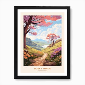 Dusky Track New Zealand 2 Hike Poster Art Print