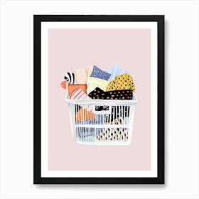 Laundry Basket 11 Art Print