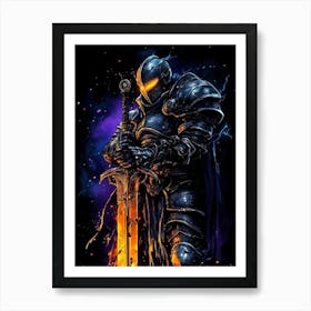 Dark Knight 1 Art Print