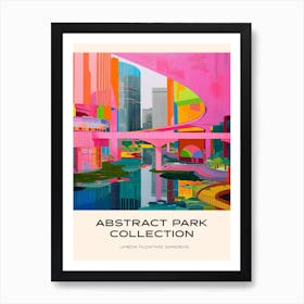 Abstract Park Collection Poster Umeda Sky Building Floating Gardens Osaka Art Print