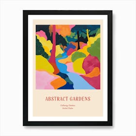 Colourful Gardens Callaway Gardens Usa 3 Red Poster Art Print