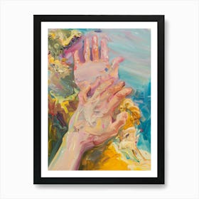 Hands 2 Art Print