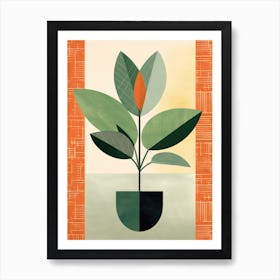 Plant In A Pot 4 Art Print