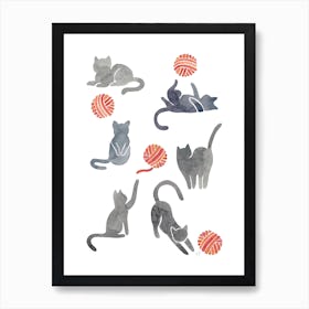 Cats Art Print