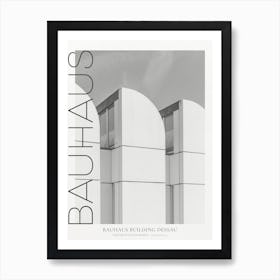 Bauhaus Black And White Dessau Photograph Poster Art Print