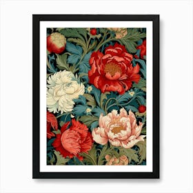 Peonies Wallpaper 9 Art Print