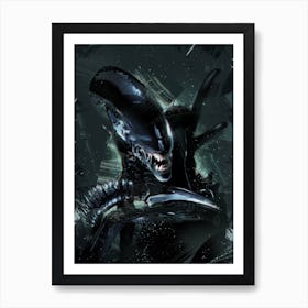 Alien Xenomorph IV Art Print