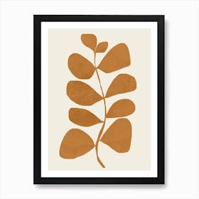Abstract Minimal Plant 2 Art Print