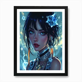 Anime Girl 4 Art Print