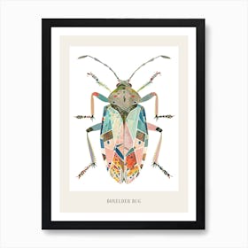 Colourful Insect Illustration Boxelder Bug 15 Poster Art Print