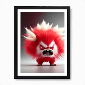 Monster - Monster Stock Videos & Royalty-Free Footage 2 Art Print