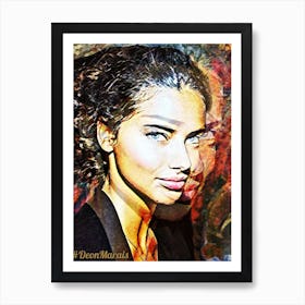 Portrait of a woman Art Print